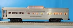 S01: Lionel Postwar Pullman No. 2532 Silver Range Vista Dome Gauge. Fixed Price $89.95.