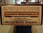 Branchline Trains Ho Blueprint Series Denver & Rio Grande 10-1-2 Pullman Sleeper. Fixed Price $30.00.