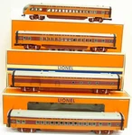 Lionel 6-29191 Gauge Hiawatha 18 Inch Aluminum Passenger Set (pack Of 4) Ln. Fixed Price $1189.99.