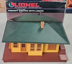 LIONEL0 027 Illuminated Freight Station 133 6-12812. Fixed Price $37.10.