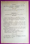 Modigliana, Royal Decree That Maintains The Family TAX-4152. Fixed Price $19.75.