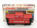 Lionel Gauge O-27 Red 9287 Southern Porthole Window Caboose With Box #2. Fixed Price $14.00.