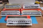 Ho Scale Ihc (5)ASSORTMENT Of Amtrak Passenger Cars LOT#2535. Fixed Price $89.00.