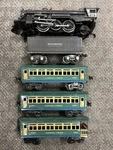 + Lionel Prewar 1666E Steam Locomotive Car Blue Passenger Set 1692, 1693. Fixed Price $350.00.