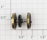 Roundhouse 71152 Black Geared Driver Wheel Set (10). Fixed Price $40.00.