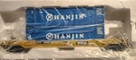 Railking By Mth O Scale Husky Stack Car W/etd "hanjin" Dttx #456558. Fixed Price $84.99.