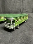 Lionel Gauge Pullman Passenger Cars 2640 2641 Green Pressed Steel Vintage. Fixed Price $282.00.