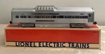 Lionel 6-19125DRGW California Zephyr Silver Mustang Vista Dome Passenger Car New. Fixed Price $150.00.