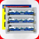 Scale ***seattle Sounder*** Bombardier Coach & Control Car Set - Athearn 10163. Fixed Price $265.95.