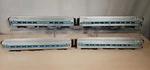 Mth 20-6521: Caltrain Premier 4-CAR Amfleet Set Passenger New Trucks! No Box. Fixed Price $171.50.