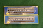 Lot Of 2 Ahm B&o Baltimore &ohio Observation Duplex Sleeper Passenger Cars Ho. Fixed Price $32.95.