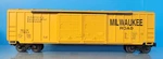CB48: Lionel Milwaukee Road Boxcar 17223 Standard - Bright Yellow. Fixed Price $32.95.