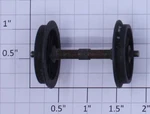 Lionel 700E-211 Trailing Truck Rear Spoked Wheel Set. Fixed Price $40.00.