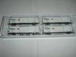 Z Scale American Line Trinity 64' Tropicana Reefer Pack, Pre-owned. Fixed Price $145.00.