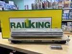 Mth G Scale Norfolk Southern Flat Car With Pipe Load 70-76063. Fixed Price $145.00.