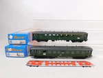Roco H0 Dc 2X Passenger Car Db Light 44232A/44550 + 44233A/44552 Box #EL586-1. Fixed Price $69.90.