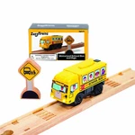 Motorized Yellow School Bus For Wooden Track - Include Stop Sign. Fixed Price $19.99.