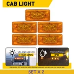10PCS Roof Cab Marker Amber Light Indicator For Freightliner Volvo Truck Trailer. Fixed Price $68.57.