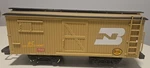 New Bright Scale Beige Box Car Sliding Door Works Ladders Fragile Freight. Fixed Price $10.95.