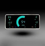 6-GAUGE Micro Universal Panel Teal Led Digital Intellitronix DP10006T Usa Made!. Fixed Price $370.40.