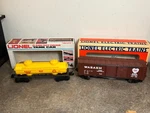 Lionel Wabash Double Door Boxcar 6-16255 And Shell Two-dome Tank 6-6310. Fixed Price $37.35.