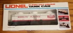 Lionel Bakelite Tank Car 6-9327 Nib. Fixed Price $29.95.