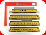 Ho Scale ***union Pacific*** 1930S Lightweight Passenger Set B -- Rivarossi 6965. Fixed Price $144.95.