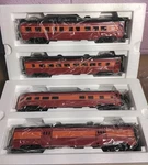 Mth Railking Sothern Pacific 4-CAR 60' Streamlined Passenger Set 30-68066. Fixed Price $400.00.