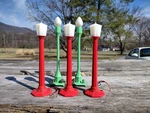 Lionel 6-37151 Christmas Street Lamps Mth 30-1070 Light Green Post Lot Of. Fixed Price $20.00.