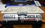Atlas Industrail Baker's Chocolate Tank Car New Box Scale Lqqk. Fixed Price $35.00.