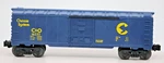 Lionel O-27 1992 6-16232 Chessie System Boxcar Used Freight 1:48 Model. Fixed Price $23.49.