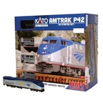 303001 Ho Kato Amtrak P42 Superliner Starter Set #46 (50 Anniv.). Fixed Price $450.00.