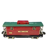 Mth Lionel Tinplate - No. 817 Caboose Red & Peacock Green W/brass Trim. Fixed Price $100.00.