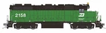 Rapido 038531 Ho Scale Emd GP38 Diesel Burlington Northern Bn 2177 Dcc Sound. Fixed Price $309.99.