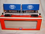 Lionel 2228470 Ford Motor Company Flat Car W Piggyback Trailers O-27 2022 Sealed. Fixed Price $84.00.