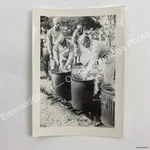 Wwii Us Army Mess Wash Line Photo Pacific Theater Soldiers Field Kitchen Vtg. Fixed Price $44.95.