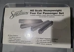 Bachmann Spectrum Ho Scale Car Passenger Set 89441, 89442, 89444, 89446. Fixed Price $220.00.