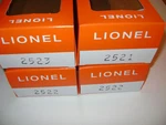 Lionel 2521-2522-2522-2523 Licensed Reproduction Boxes. Fixed Price $26.95.
