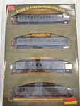 Roundhouse Scale Rio Grande Overland Set #84823 Combine, Coach, Rpo, Business. Fixed Price $110.00.