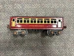 + Ives Prewar Gauge 1690 Red W/ Brown Roof Pullman Passenger Car *ss. Fixed Price $26.99.