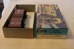 Ho Scale Athearn 40' Box Car, Atsf Santa Fe, S.f. Chief, Brown, #156270 Built. Fixed Price $24.00.
