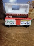 Line Electric Trains K90004 Kcc Mas Box Car. Fixed Price $37.00.