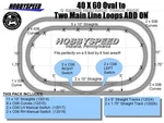 Lionel Fastrack 40X60 Oval To 2 Main Line Loop Pack Add Gauge New. Fixed Price $288.84.