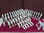 Lionel Train Tressel 54 Pieces O/ O27 Gauge. Fixed Price $50.00.