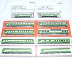 Marklin + Rivarossi Ac Ho Gm Emd F7 Burlington Locomotive Passenger Wagon Set!. Fixed Price $699.99.