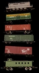 Atlas Scale 2254 C&nw Cattle 14373 + Other Cars Containers (7). Fixed Price $50.00.
