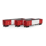 Athearn 7482 Ho Hzgx Herzog Thrall High Side Gondola With Loads 3 Pack Set #. Fixed Price $114.99.
