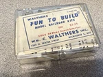 Walthers Ho Scale Metal Paired Diecast Coach Seat Set U644. Fixed Price $18.00.