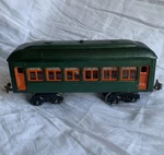 Vintage Lionel Pullman Passenger Car, Pre-war, Green, 8-WHEEL, Gauge, Repaint. Fixed Price $20.00.