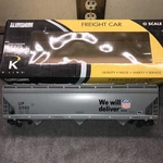K-line Classic K-6243-2111 Union Pacific Aluminum Hopper Car. Fixed Price $85.00.
